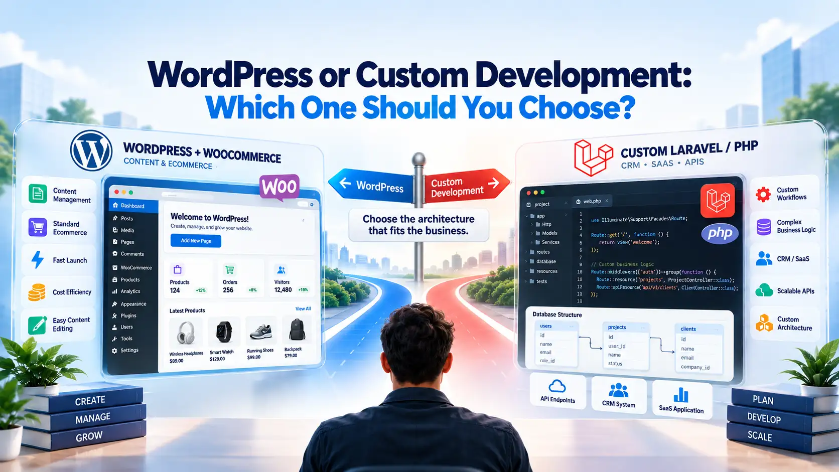 WordPress or Custom Development: Which One Should You Choose?